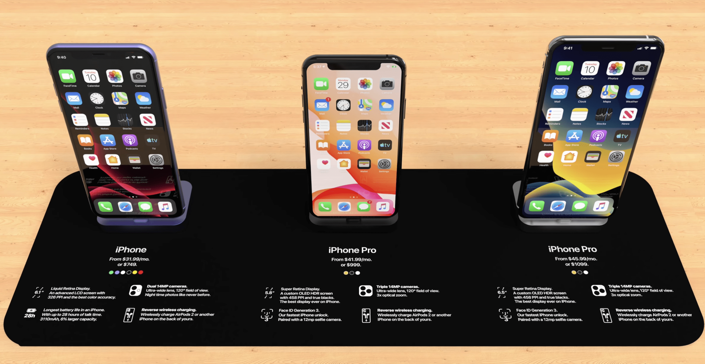 iPhone 11 trên kệ bán