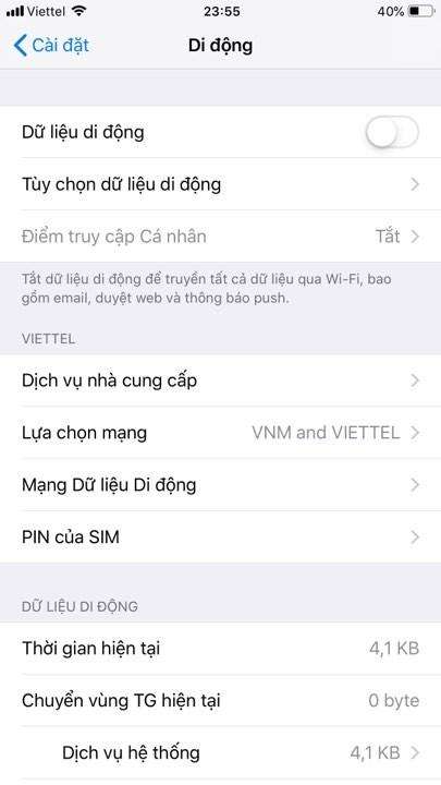Hướng dẫn cài đặt 4G Viettel cho các dòng điện thoại iPhone lên mạng thoải mái