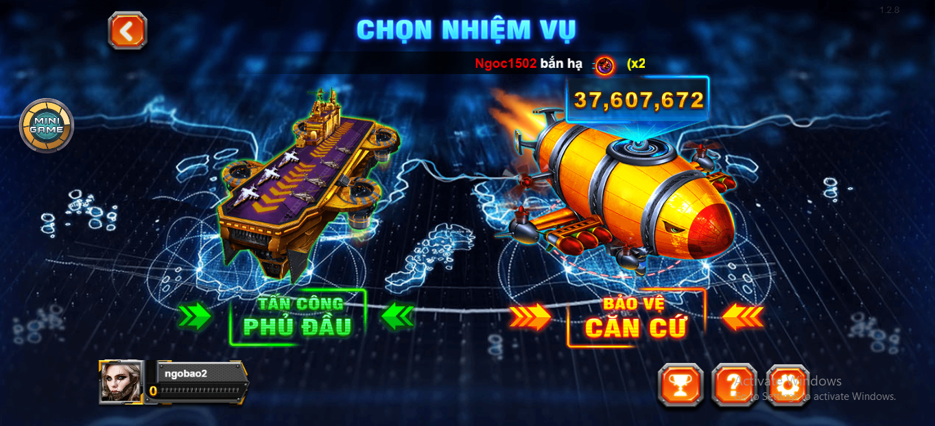 Trò chơi bắn máy bay độc đáo nhất chỉ có ở B52.