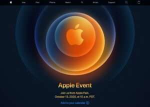 Thông báo mời tham dự sự kiện của Apple.