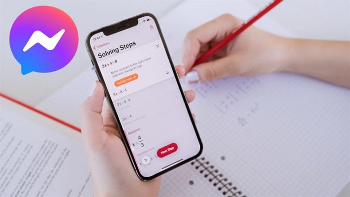 cách giải bài tập trên Messenger