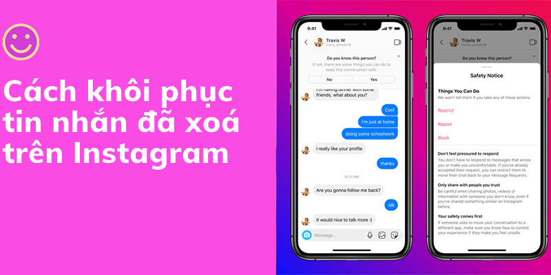 Cách khôi phục tin nhắn Instagram