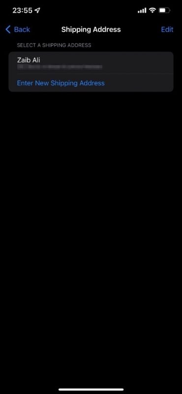 Cách thêm hoặc thay đổi địa chỉ giao dịch Apple Pay