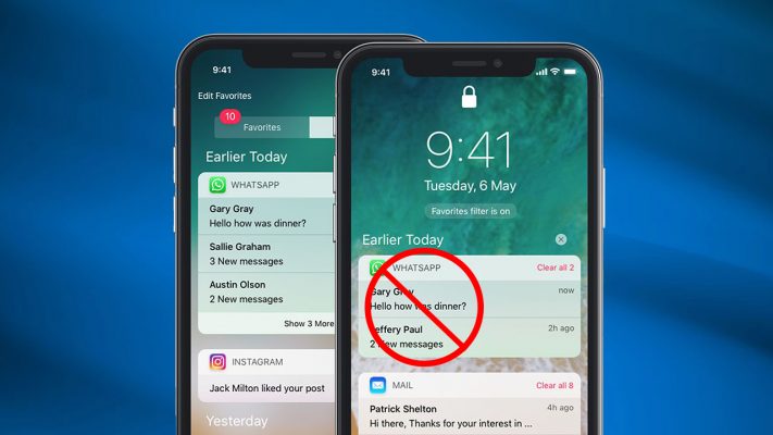 Cách tắt trung tâm thông báo trên iPhone