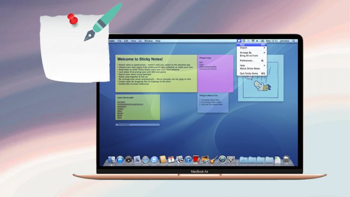 Cách viết ghi chú trên màn hình MacBook! Xem ngay nhé