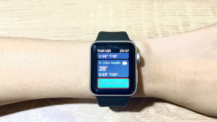 Xem thời tiết với Apple Watch nhanh hơn! Bỏ túi bí kíp hay