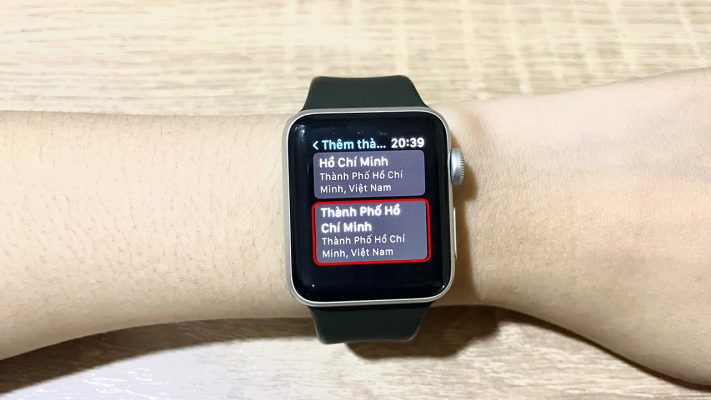 Xem thời tiết với Apple Watch nhanh hơn! Bỏ túi bí kíp hay