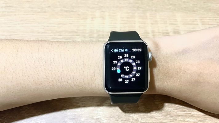 Xem thời tiết với Apple Watch nhanh hơn! Bỏ túi bí kíp hay