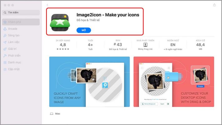 Cách đổi biểu tượng ứng dụng Macbook siêu xinh