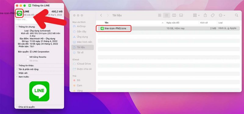 Cách đổi biểu tượng ứng dụng Macbook siêu xinh