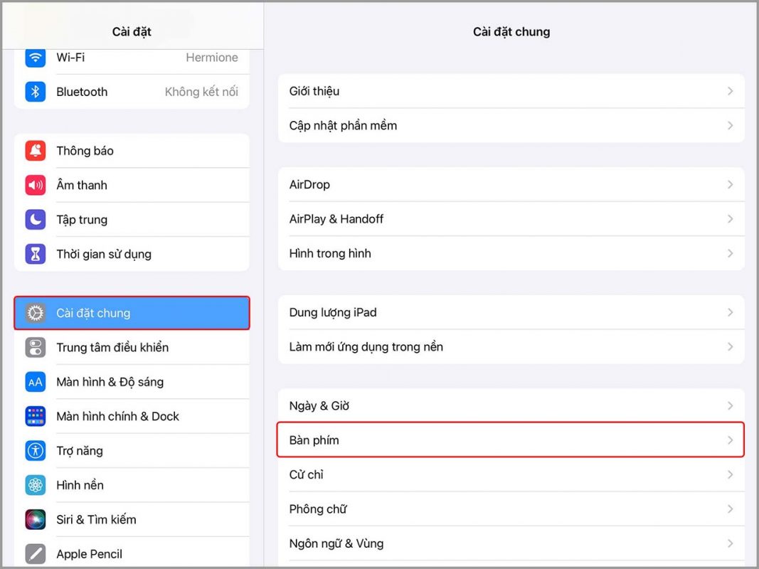 Hướng dẫn chia đôi bàn phím trên iPad! Xem và cài đặt ngay nhé