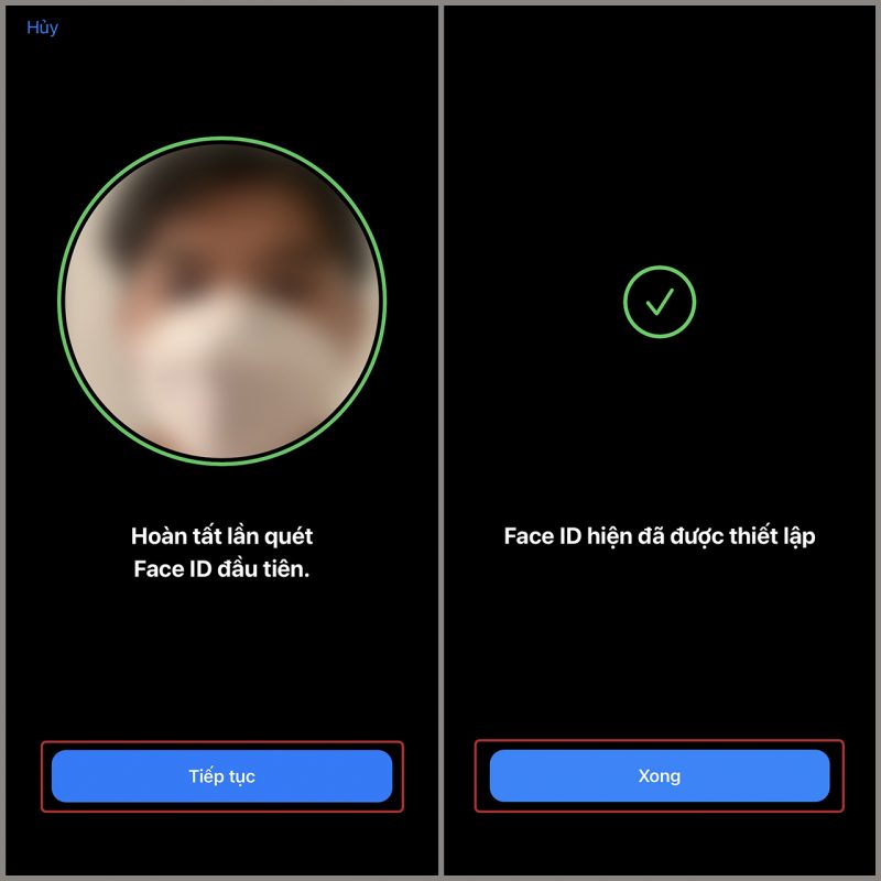 Cách mở khóa Face ID khi đeo khẩu trang