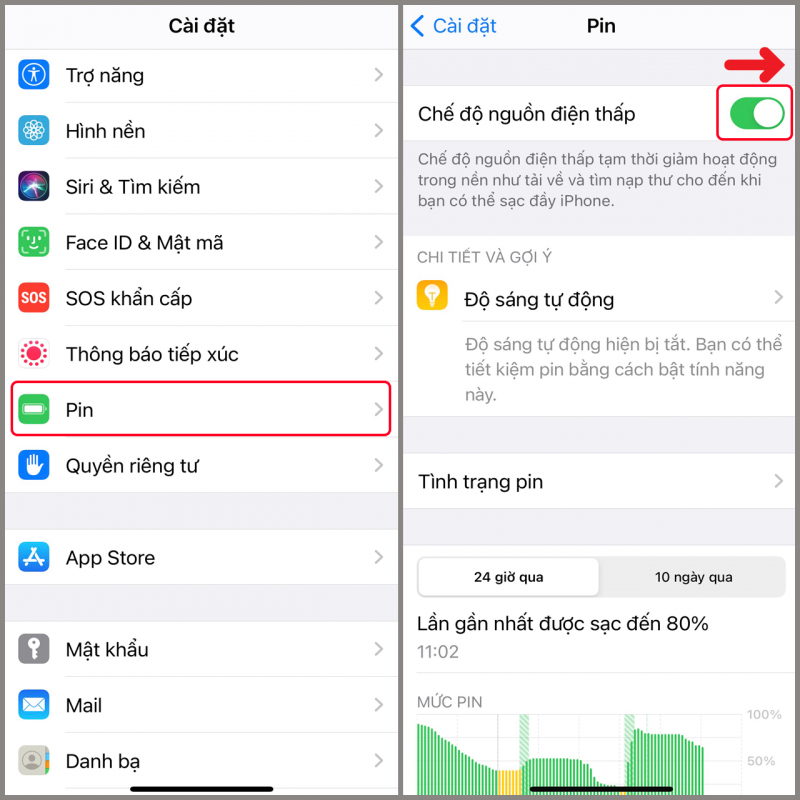 Cách tăng thời lượng pin trên iPhone hiệu quả