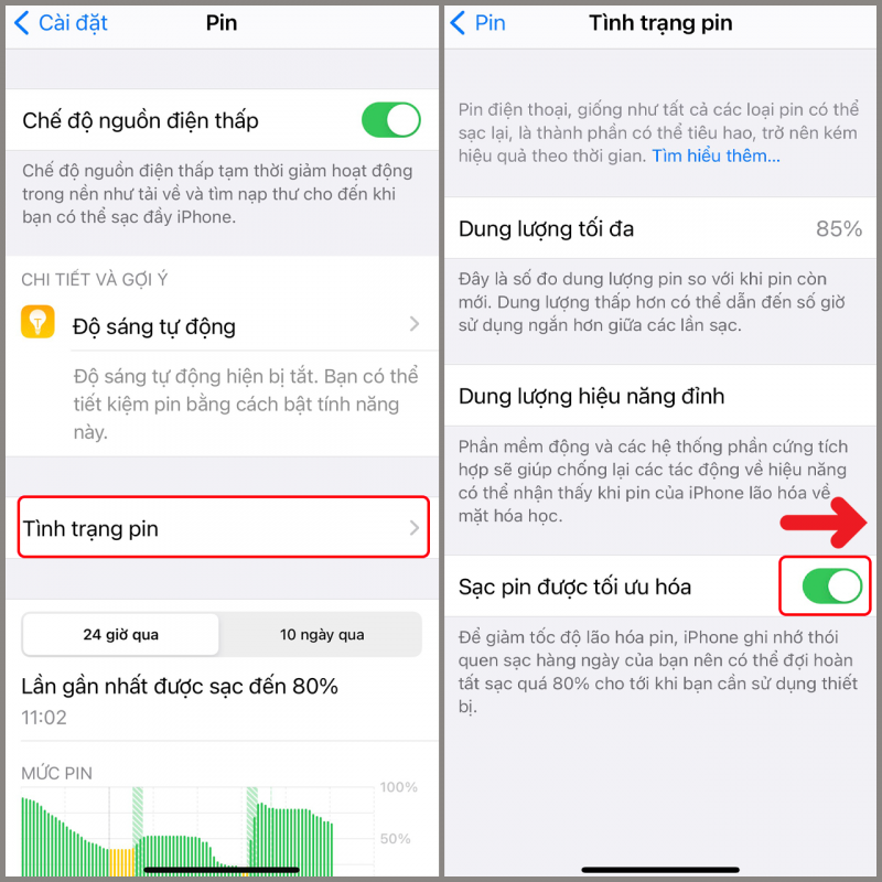 Cách tăng thời lượng pin trên iPhone hiệu quả