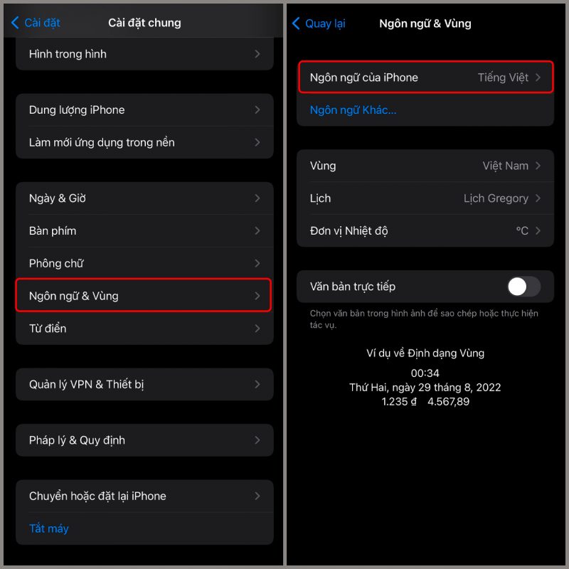 Cách xoá ngôn ngữ ưu tiên trên iPhone dễ dàng