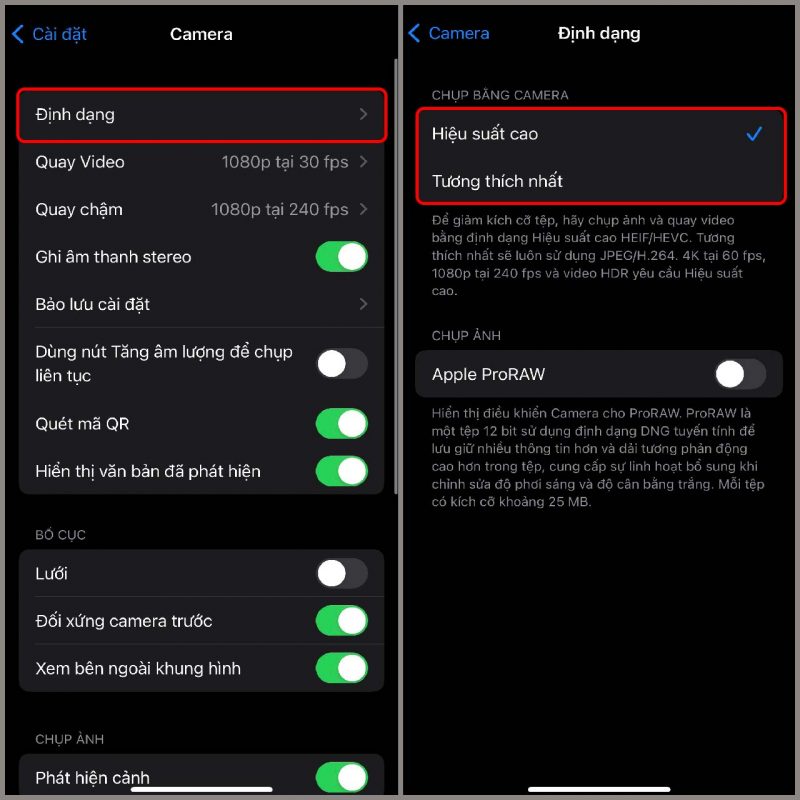Cách cài đặt chất lượng quay video trên iPhone siêu xịn