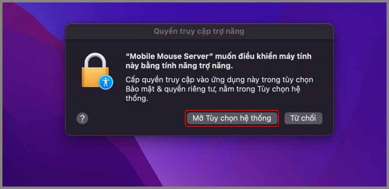 Dùng iPhone làm chuột cho MacBook