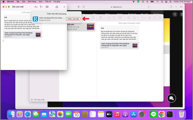 Cách ghi chú nhanh trên MacBook đơn giản