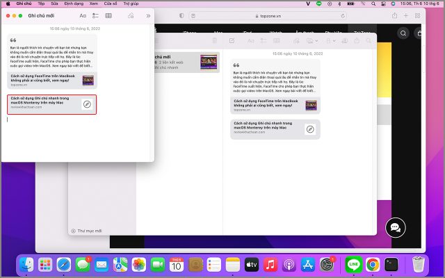 Cách ghi chú nhanh trên MacBook đơn giản