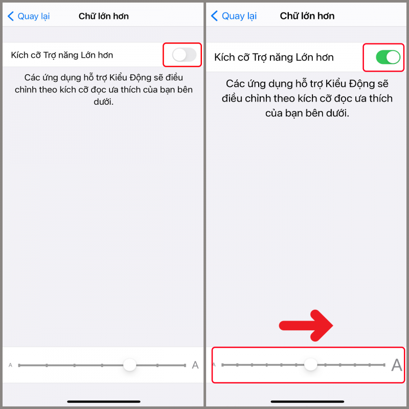 Cách tăng kích thước bàn phím trên iPhone