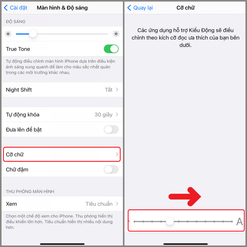 Cách tăng kích thước bàn phím trên iPhone