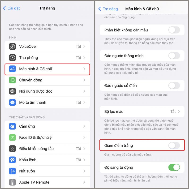 Cách giảm điểm trắng trên iPhone siêu đơn giản