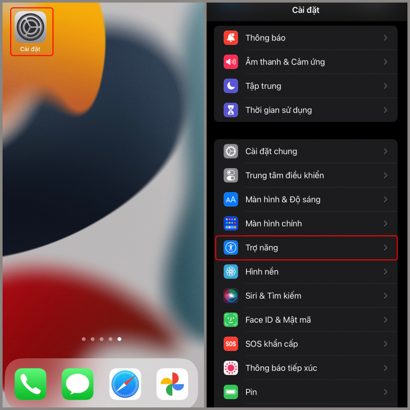 Cách mở tính năng gõ mặt lưng iPhone