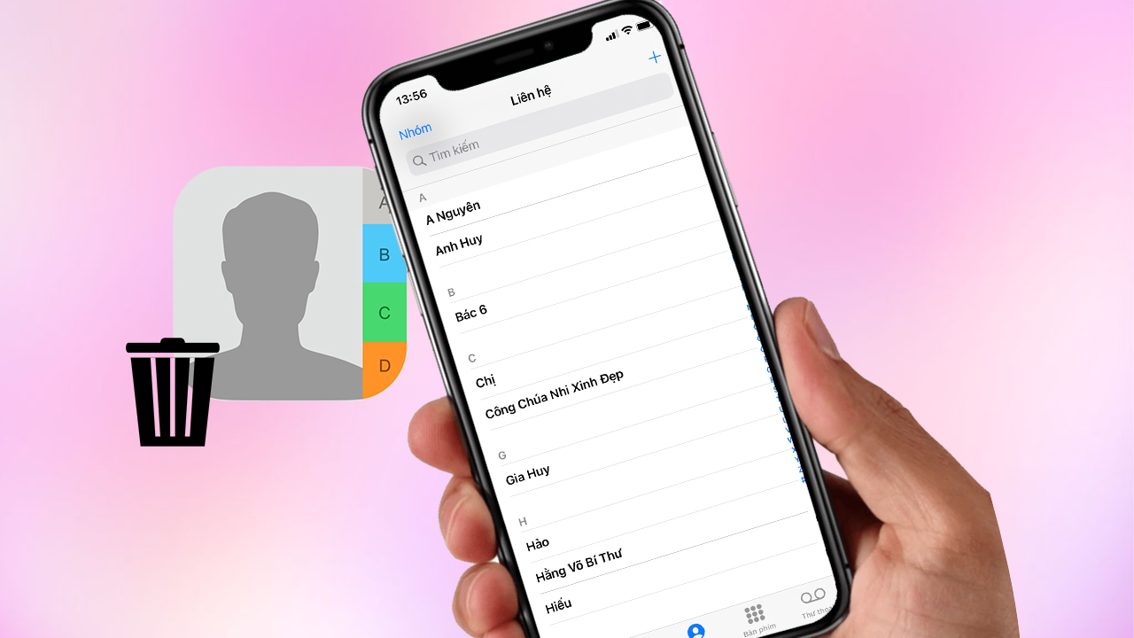 Cách xoá danh bạ trên iPhone với nhiều số cùng một siêu nhanh