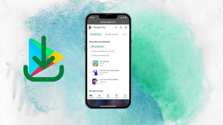 Cách tải ứng dụng CH Play trên iPhone