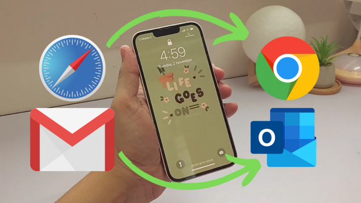 Cách thay đổi trình duyệt Web và Email mặc định trên iPhone
