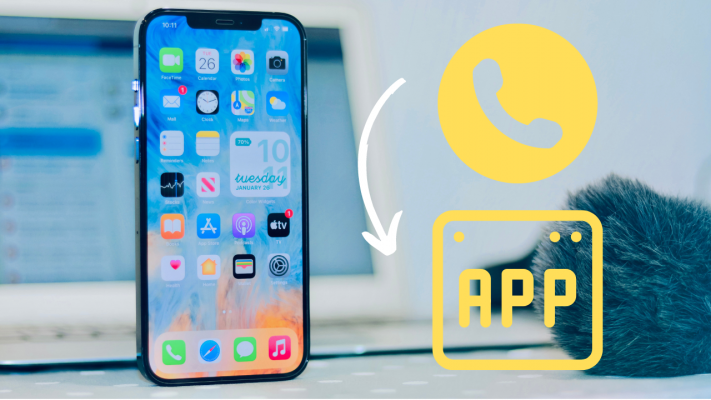 Cách biến số điện thoại liên lạc thành app trên iPhone