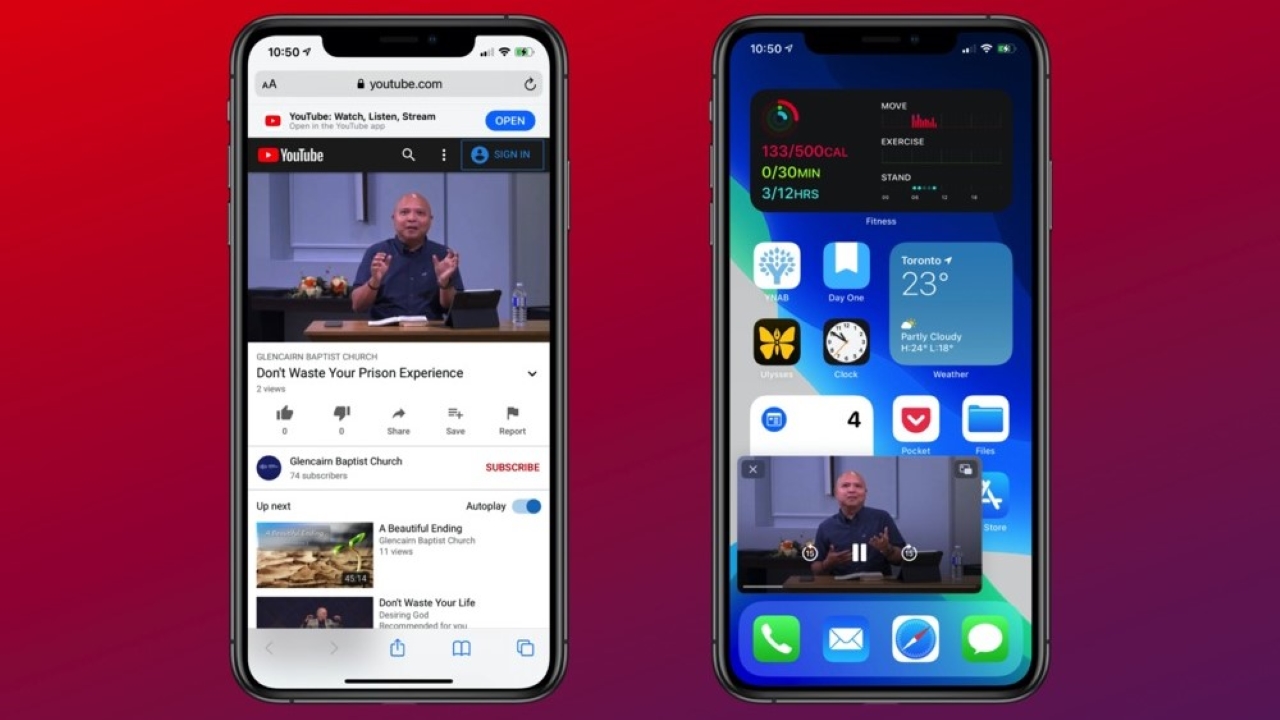 Cách vừa xem YouTube vừa lướt web trên iPhone