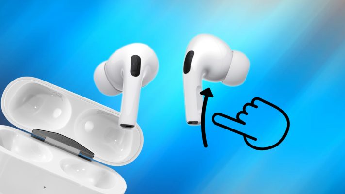 Cách vuốt để tăng giảm âm lượng trên Airpods Pro 2
