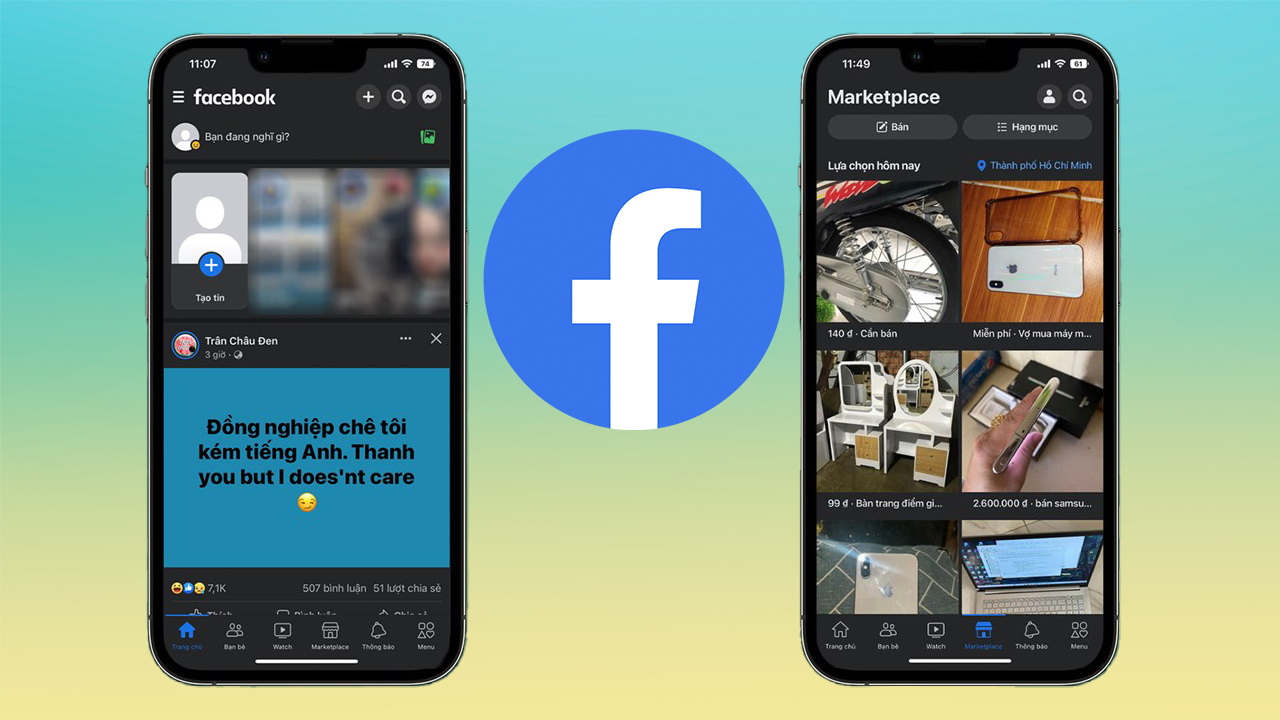 Cách bật chế độ tối Facebook trên iPhone