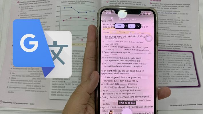 Cách Google dịch hình ảnh trên iPhone thành tiếng Việt, hay ngôn ngữ khác