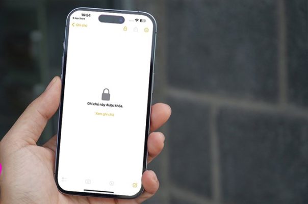 Cách khóa ghi chú bằng Face ID trên iPhone 14 series