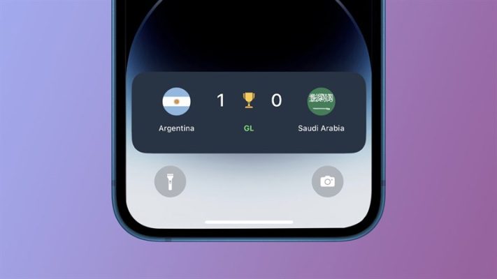 Cách theo dõi tỷ số World Cup 2022 trên màn hình khóa cho iPhone