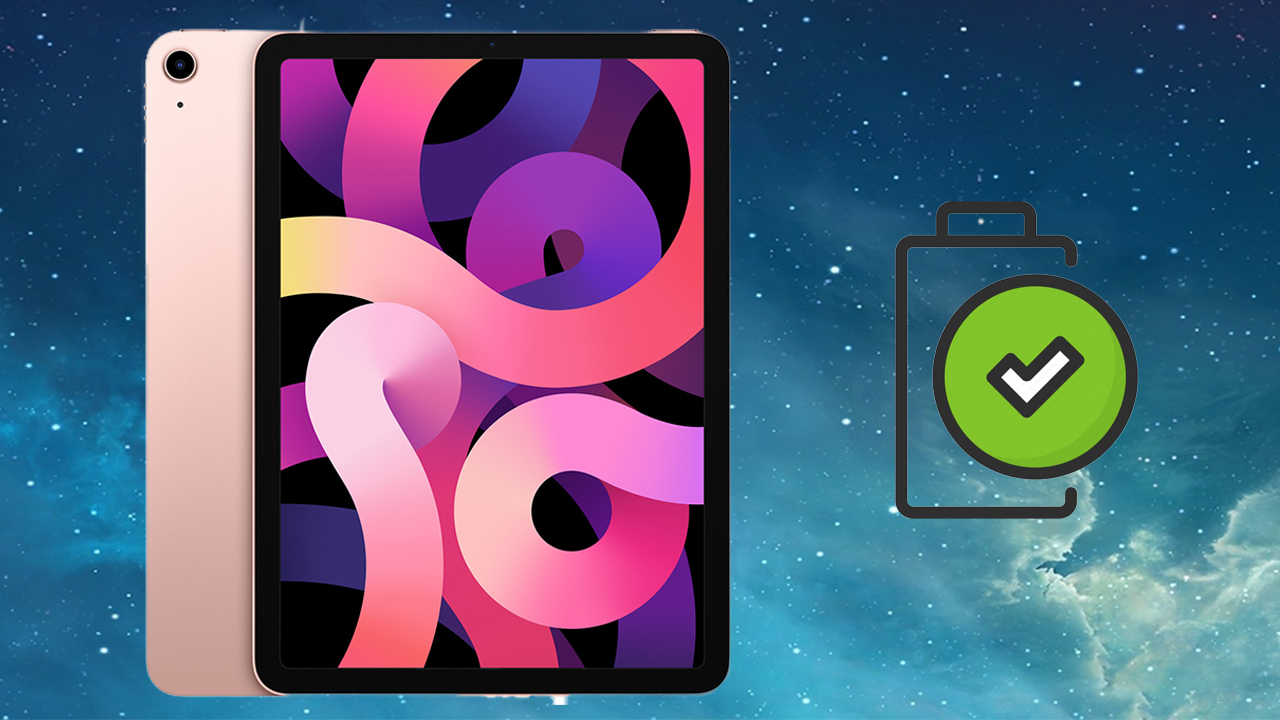 cách kiểm tra pin iPad Air