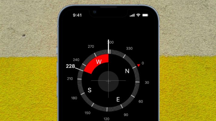 Cách xem la bàn trên iPhone giúp xác định phương hướng chính xác