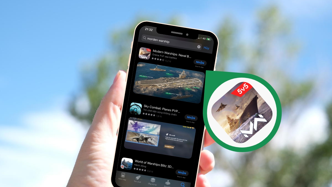 Cách tải Morden Warship trên iPhone