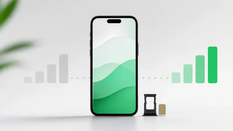 Kiểm tra SIM và tín hiệu di động khi iPhone mất sóng