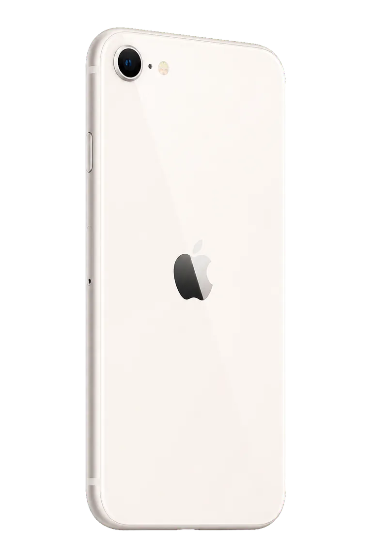 iPhone SE 2022 cũ màu Starlight với một camera sau